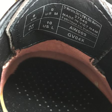  Dr.Martens ドクターマーチン 3EYE BOOT SMOOTH 27540 GV04X 3ホールシューズ UK8/US9(27cm相当） 27540 イエローステッチ グレー/ブラック