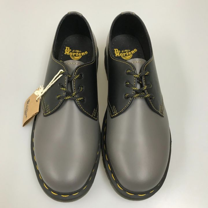 Dr.Martens ドクターマーチン 3EYE BOOT SMOOTH 27540 GV04X 3ホールシューズ UK8/US9(27cm相当）  27540 イエローステッチ グレー/ブラック｜中古｜なんでもリサイクルビッグバン