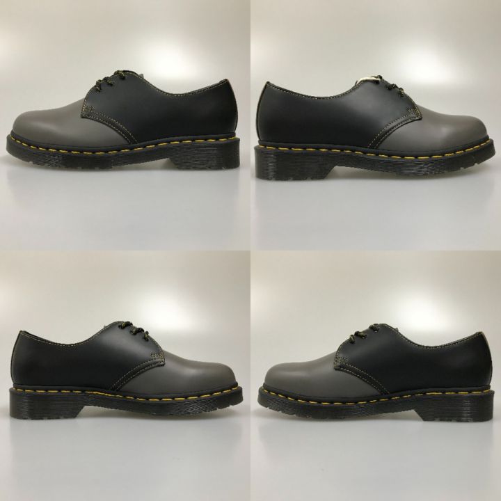 Dr.Martens ドクターマーチン 3EYE BOOT SMOOTH 27540 GV04X 3ホールシューズ UK8/US9(27cm相当）  27540 イエローステッチ グレー/ブラック｜中古｜なんでもリサイクルビッグバン