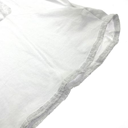  Particular パルティクラール カットソー  ホワイト 5分袖 レディース サイズ不明