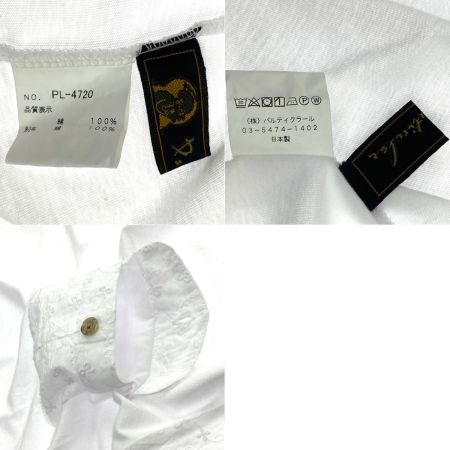  Particular パルティクラール カットソー  ホワイト 5分袖 レディース サイズ不明