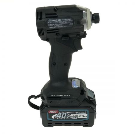  MAKITA マキタ 40V 充電式インパクトドライバ TD001GRDX ブラック 充電器・充電池1個・ケース付