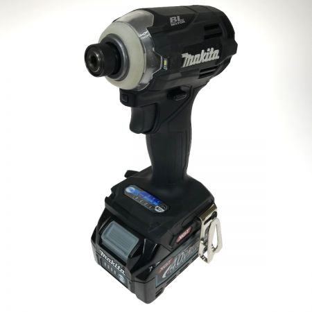  MAKITA マキタ 40V 充電式インパクトドライバ TD001GRDX ブラック 充電器・充電池1個・ケース付