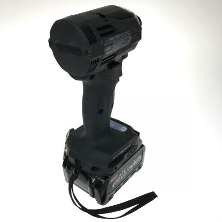  MAKITA マキタ 40V 充電式インパクトドライバ TD001GRDX ブラック 充電器・充電池1個・ケース付