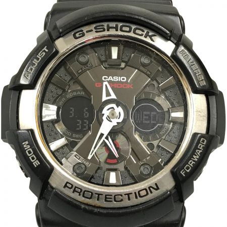  CASIO カシオ G-SHOCK クォーツ デジアナウォッチ 腕時計 ジャンク品 GA-200-1AJF ブラック