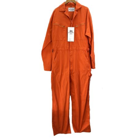  AUTO-BI(山田辰)  つなぎ服 2600 オレンジ 3Lサイズ 長袖