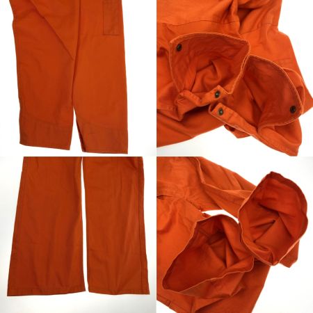  AUTO-BI(山田辰)  つなぎ服 2600 オレンジ 3Lサイズ 長袖