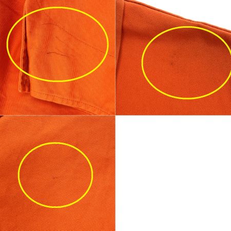  AUTO-BI(山田辰)  つなぎ服 2600 オレンジ 3Lサイズ 長袖