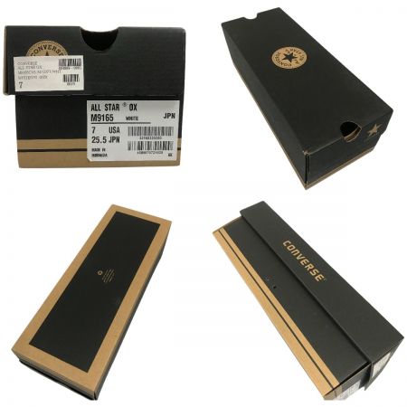  CONVERSE コンバース ALL STAR OX オールスターオックス スニーカー ローカット 25.5cm M9165 ホワイト