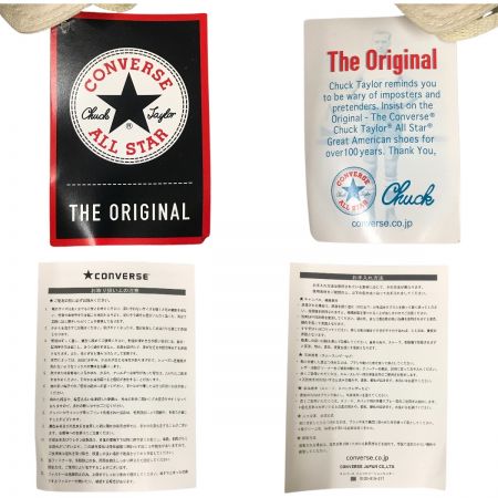  CONVERSE コンバース ALL STAR OX オールスターオックス スニーカー ローカット 25.5cm M9165 ホワイト