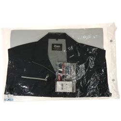 ## XEBEC ジーベック 半袖ブルゾン 1251A ストーンブラック Mサイズ Sランク