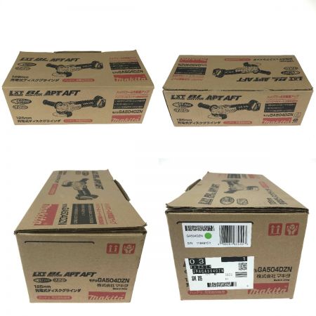  MAKITA マキタ 125mm 18V 充電式ディスクグラインダ 本体のみ GA504DN