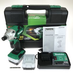 ## MAKITA マキタ 充電式インパクトドライバ MTD001DSAX 充電器・充電池2個・ケース付 Bランク