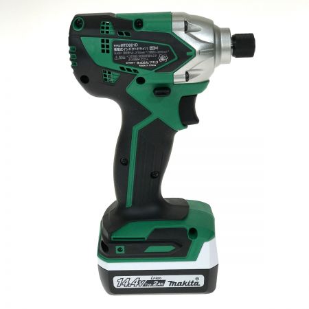  MAKITA マキタ 充電式インパクトドライバ MTD001DSAX 充電器・充電池2個・ケース付