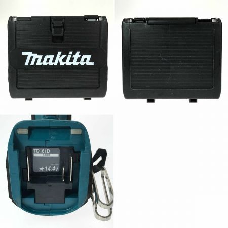  MAKITA マキタ 充電式インパクトドライバ 14.4V 6.0Ah TD161DRGX 充電器・充電池2個・ケース付