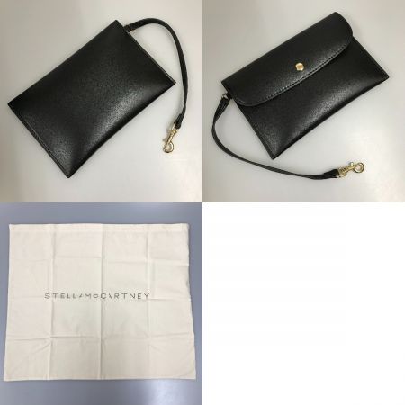  Stella McCartney ステラマッカートニー ロゴトートバッグ ポーチ付 502793 W8542 6802 ブラック