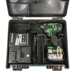 ## HiKOKI ハイコーキ 14.4V コードレスインパクトドライバ WH14DKL 充電器・充電池1個・ケース付 Cランク