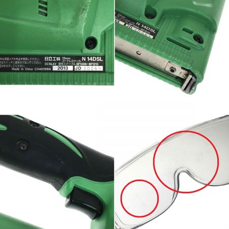  HITACHI 日立 14.4V コードレスタッカ N14DSL グリーン