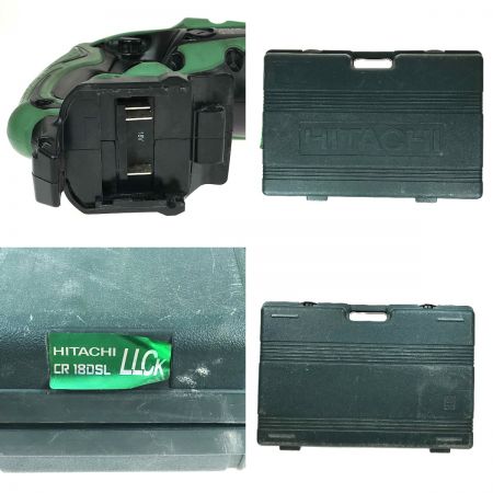  HITACHI 日立 18V コードレスセーバーソー CR18DSL グリーン 充電器・充電池2個・ケース付
