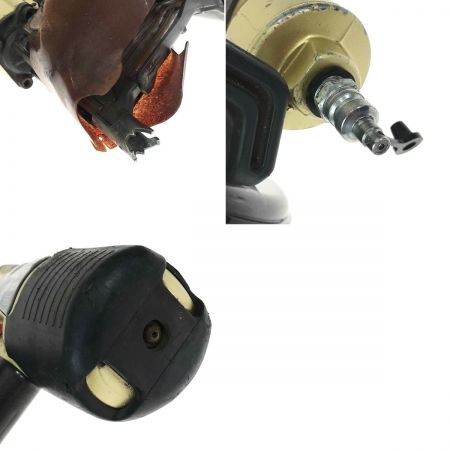  HITACHI 日立 高圧ロール釘打ち機 100mm NV100H メタリックゴールド 動作確認済み