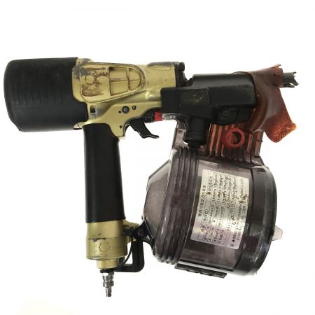  HITACHI 日立 高圧ロール釘打ち機 100mm NV100H メタリックゴールド 動作確認済み