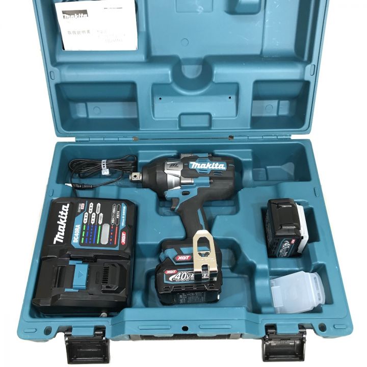 MAKITA マキタ 40Vmax充電式インパクトレンチ TW001GRDX 充電器・充電池2個・ケース付｜中古｜なんでもリサイクルビッグバン