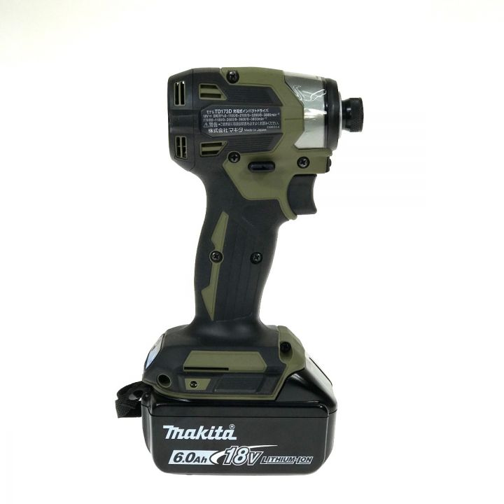 MAKITA マキタ 18V 充電式インパクトドライバ TD173DRGXO オリーブ 充電器・充電池2個・ケース付｜中古｜なんでもリサイクルビッグバン