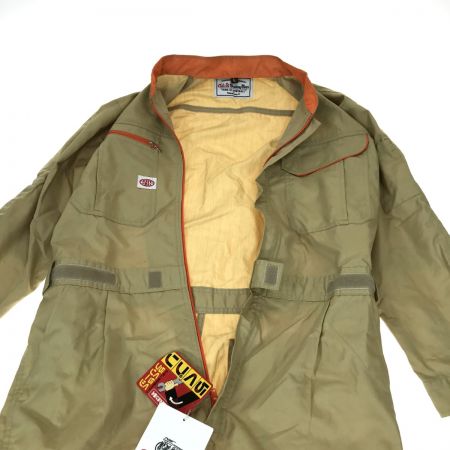  AUTO-BI 抗菌ツヅキ服 1190 カーキ つなぎ Lサイズ