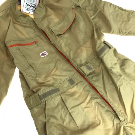  AUTO-BI 抗菌ツヅキ服 1190 カーキ つなぎ Lサイズ