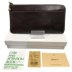 ## Dakota ダコタ フォンス L字ファスナー 長財布 0030557 チョコ Bランク