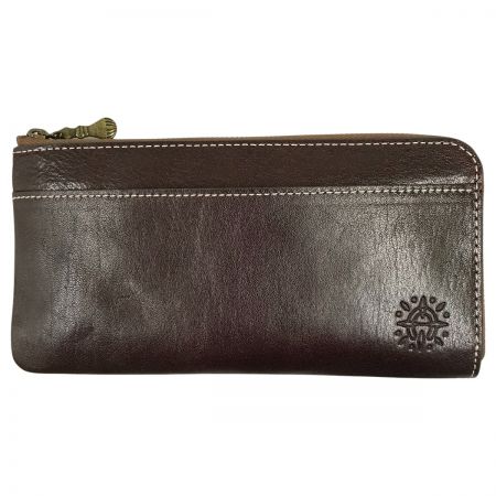  Dakota ダコタ フォンス L字ファスナー 長財布 0030557 チョコ