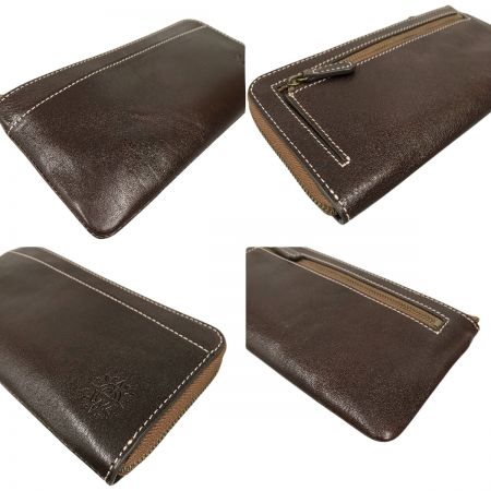  Dakota ダコタ フォンス L字ファスナー 長財布 0030557 チョコ