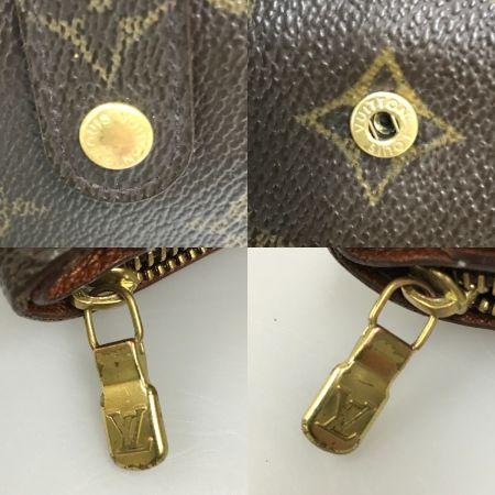  LOUIS VUITTON ルイヴィトン モノグラム コンパクトジップ 2つ折り財布 ジャンク品 M61667 ブラウン