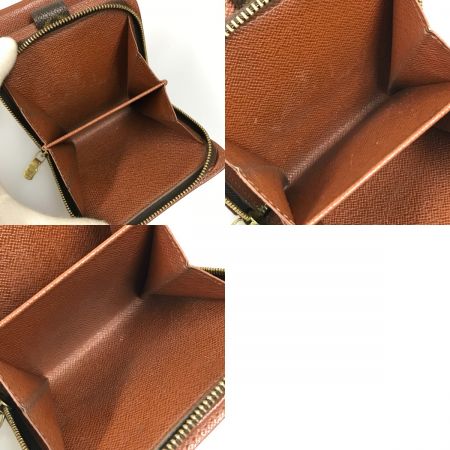  LOUIS VUITTON ルイヴィトン モノグラム コンパクトジップ 2つ折り財布 ジャンク品 M61667 ブラウン
