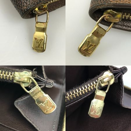  LOUIS VUITTON ルイヴィトン ダミエ ポルトモネ・ジップ ラウンドファスナー 長財布 ジャンク品 N61728 ブラウン