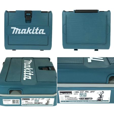  MAKITA マキタ 充電式インパクトレンチ 18V TW300DRGX ブルー 充電器・充電池2個・ケース付
