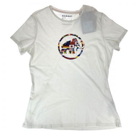  MAMMUT マムート ネイション Tシャツ Women ホワイト Lサイズ(アジアサイズXL)