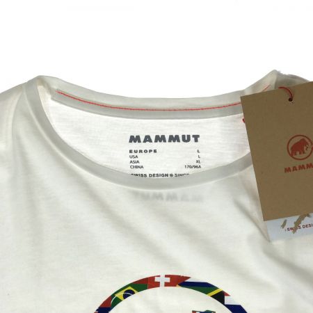  MAMMUT マムート ネイション Tシャツ Women ホワイト Lサイズ(アジアサイズXL)