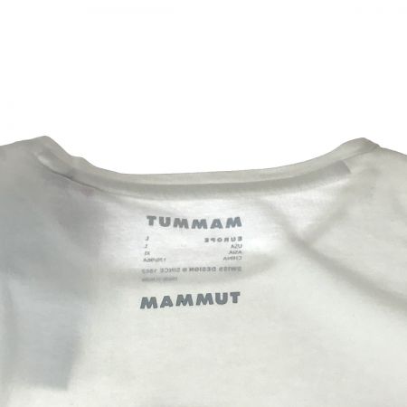  MAMMUT マムート ネイション Tシャツ Women ホワイト Lサイズ(アジアサイズXL)