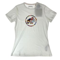 ## MAMMUT マムート ネイション Tシャツ Women ホワイト Mサイズ(アジアサイズL) Bランク