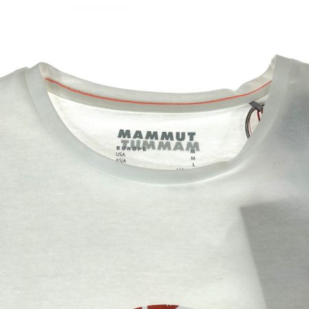  MAMMUT マムート ネイション Tシャツ Women ホワイト Mサイズ(アジアサイズL)
