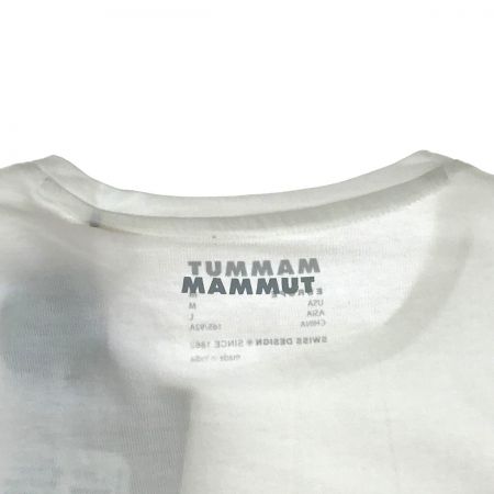  MAMMUT マムート ネイション Tシャツ Women ホワイト Mサイズ(アジアサイズL)
