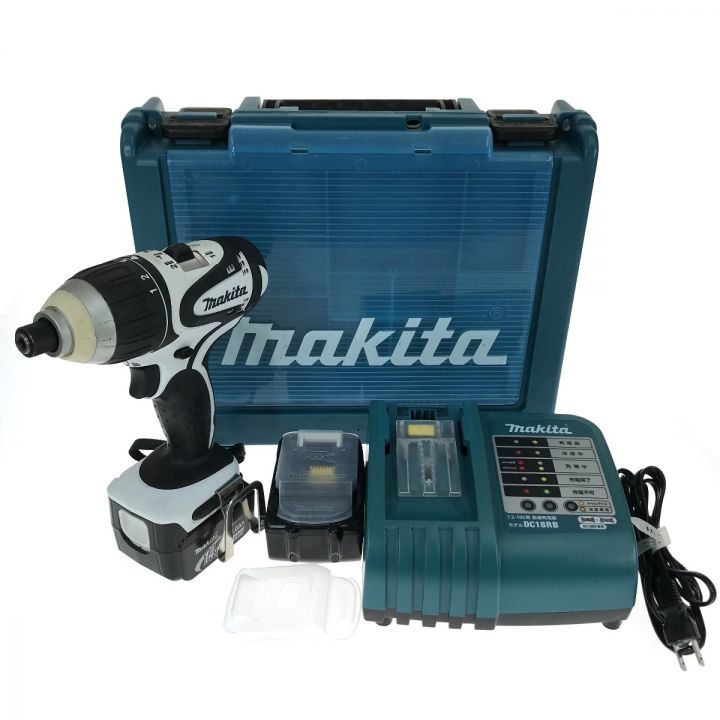 MAKITA マキタ 14.4V 充電式4モードインパクトドライバ TP130DRFXW ホワイト 充電器・充電池2個・ケース付 TP130D ｜中古｜なんでもリサイクルビッグバン