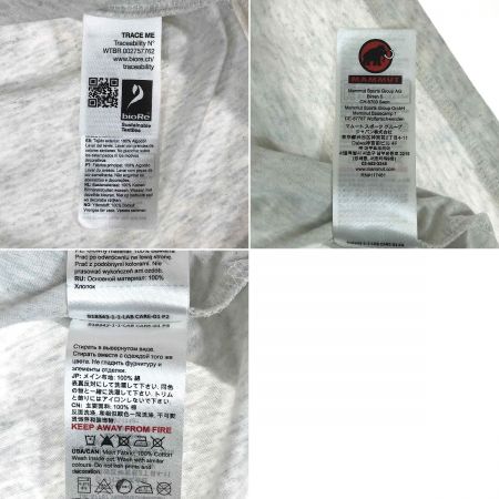  MAMMUT マムート ゼファーTシャツ Women アジアサイズL 1017-01042 アイボリー