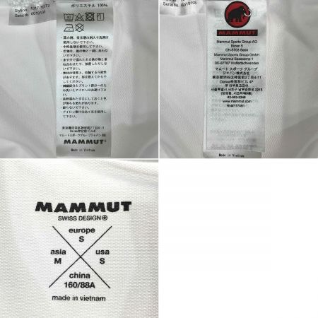 MAMMUT マムート QD AEGILITY T-Shirt AF Women ジャパンサイズM 1017-10072 ホワイト