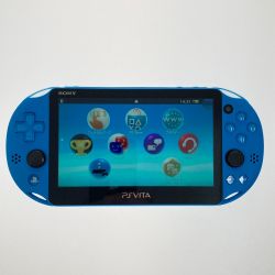 ## SONY ソニー PlayStation VITA PCH-2000 アクアブルー 動作確認済 Bランク