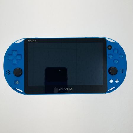  SONY ソニー PlayStation VITA PCH-2000 アクアブルー 動作確認済