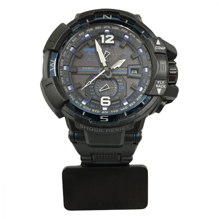 CASIO カシオ 腕時計 G-SHOCK 電波ソーラー 本体のみ GW-A1100FC-1AJF ブラック｜中古｜なんでもリサイクルビッグバン