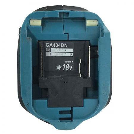  MAKITA マキタ 100ミリ 充電式ディスクグラインダ 18V6Ah GA404DRGXN 充電池1個・ケース付 