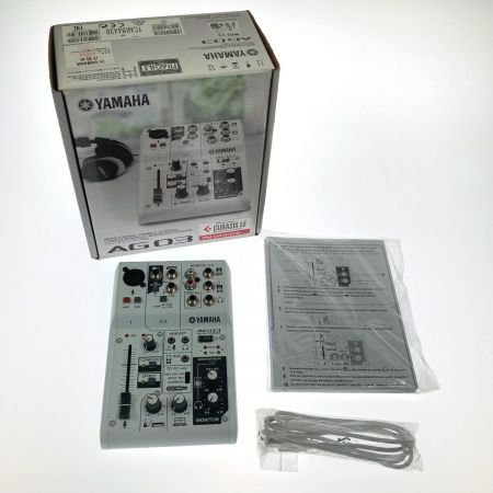  YAMAHA ヤマハ ウェブキャスティングミキサー AG03 通電のみ確認